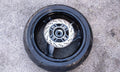 Kawasaki ZZR1100 1996 Rear Wheel And Disc Continental Tyre 180 55 ZR17
