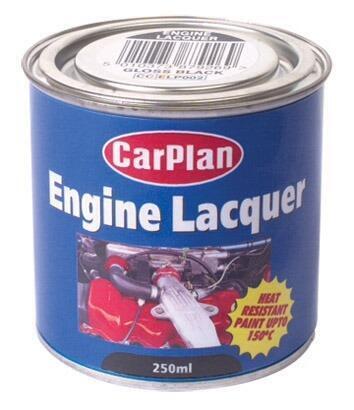 CarPlan Engine Matt Black 250ML Lacquer HIGH HEAT