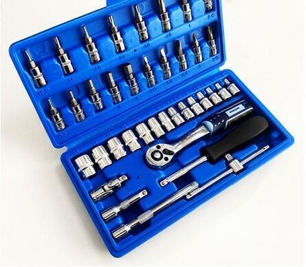 38Pc 1/4" Crv Socket Set
