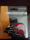 12 PCS 2" Alligator Crocodile Electrical Clips Clamps Connectors PVC Coated