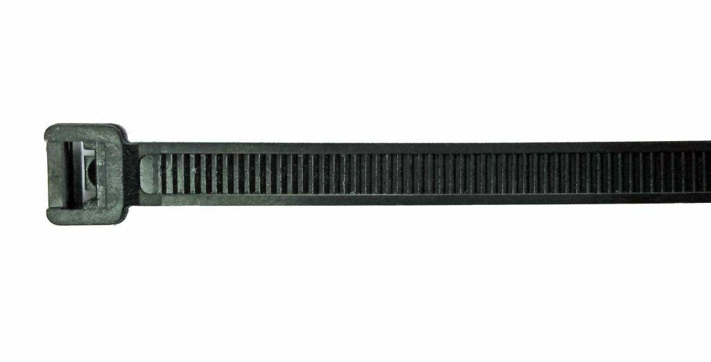 QUALITY BLACK CABLE TIES / ZIP WRAPS LONG THICK Fasteners 12 PIECE 500MM x 9MM