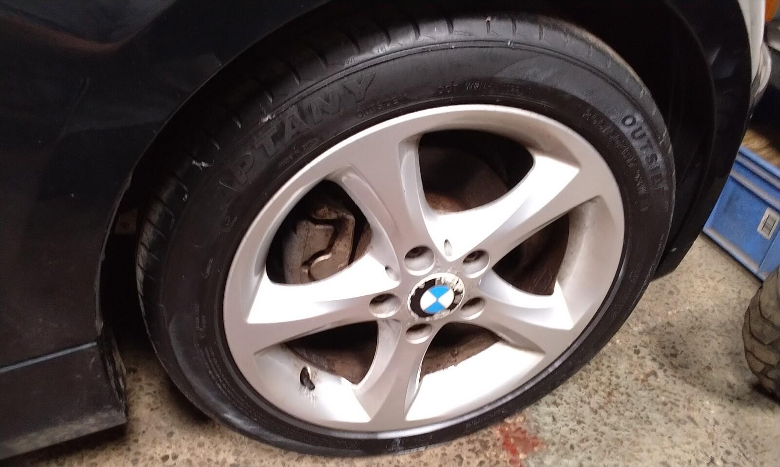 BMW One Series Whell And Tyre  205/50 ZR17 Sport  Excellent Tread