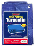 12FT X 18FT MULTI PURPOSE TARPAULIN STRONG LIGHTWEIGHT WATERPROOF COVER SHEET