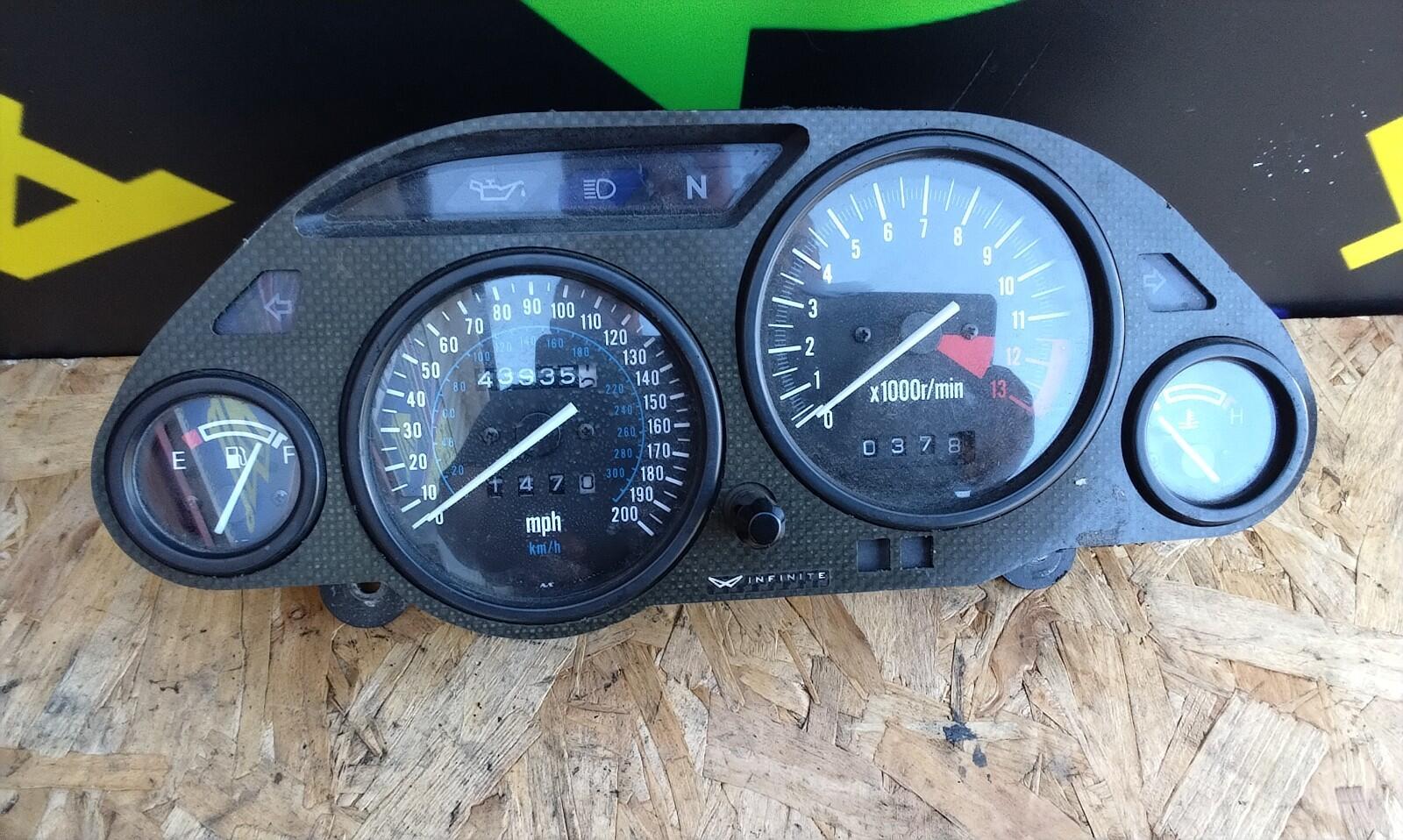 Kawasaki ZZR1100 1996 Speedometer Speedo Instrument Cluster Clocks 44k Miles