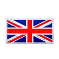Adhesive Great Britain Flag Chrome Badge High Quality Car Personalisation