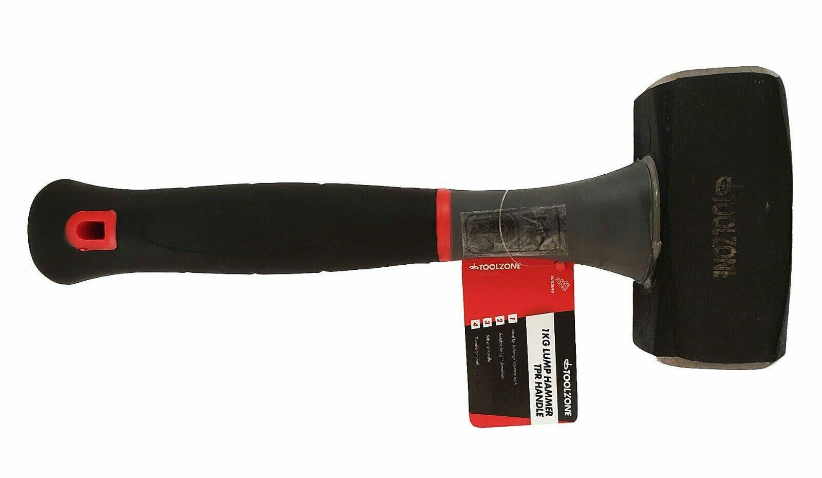 1KG Lump Hammer  TRP Handle Trade Quality Toolzone HM076