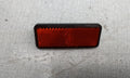 Motorcycle Scooter Rear Red Reflectors Rectangle Bolt On