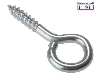 Screw Eyes ZP 75mm x 18Ga Bag 10