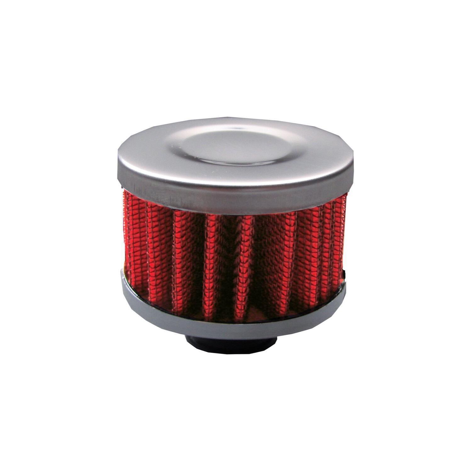 SIMPLY AUTO VENT FILTER RED WITH CHROME FINISH & RECESS