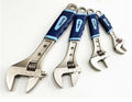 Toolzone Adjustable Spanners Wrench 4 Piece Set Soft Grip Workshop Garage DIY