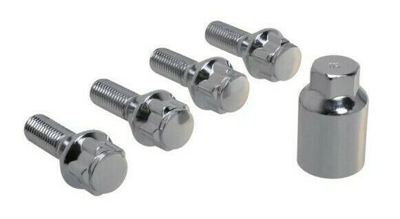 Locking Wheel Nuts for VAG VW SEAT SKODA FIAT 12 X 1.25 X 27C