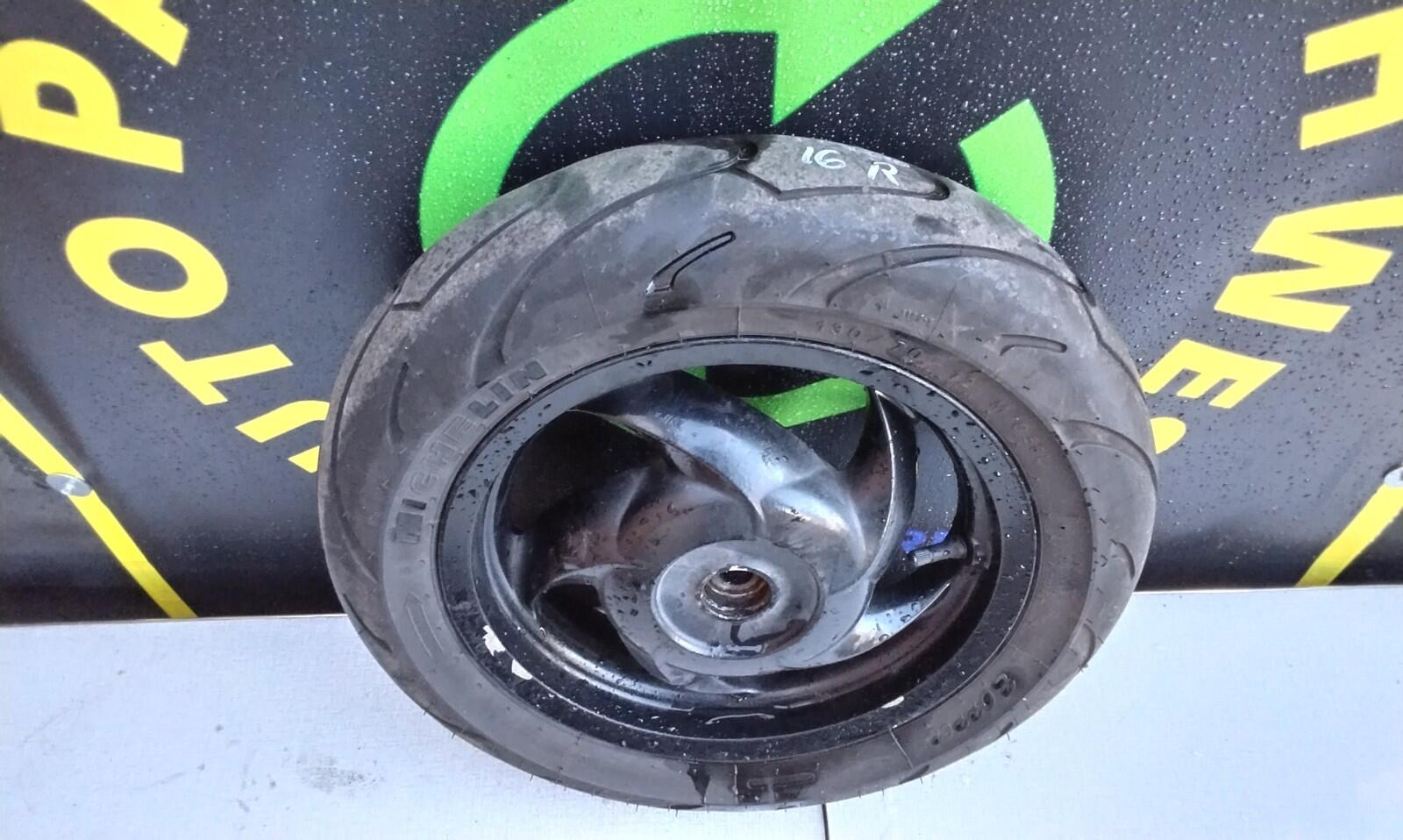 Piaggio Typhoon 125 Rear Wheel And Tyre Michelin 130 70 12