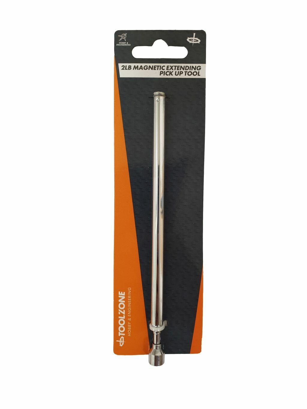 Toolzone 2lb / 0.9Kg Telescopic Magnetic Pick Up Tool Extends to 560mm