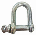 Toolzone 3 Piece 12mm  D Shackle Zinc Plated Forged Steel