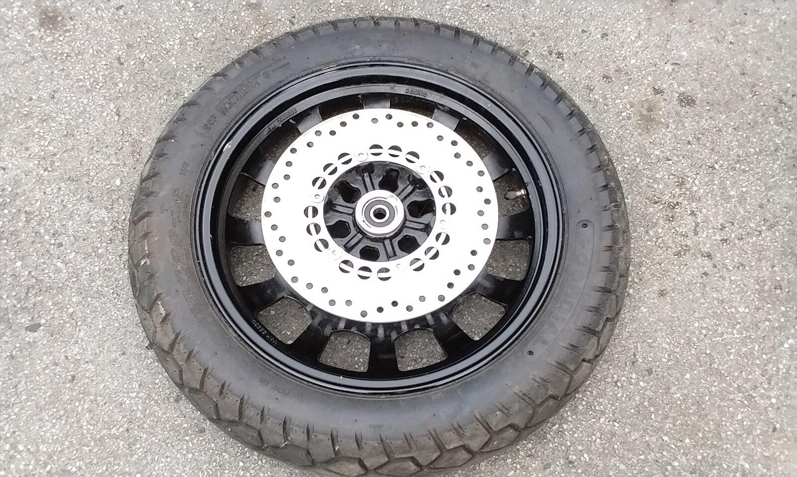 Keeway Superlight 125cc 110 90 16 Front Wheel Tyre  With Disc Brake 238 Miles