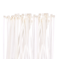 100PK 140 X 3.6mm WHITE CABLE TIES IN REUSABLE STORAGE BOX