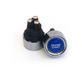Universal 12V Car Engine Start Push Button Switch BLUE Illuminated