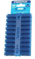 RAWLPLUG UNO BLUE PLUGS PK80 8X32mm
