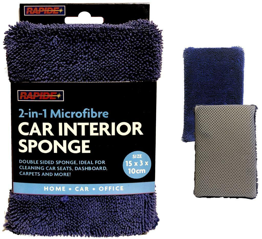 Rapide Auto Extreme 2 in 1 Microfibre Interior Sponge  Car Cleaning home office