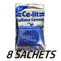 8X Ce Lit Radiator Cement Car Rad Engine Water Pump Stop Leak 8 Sachets