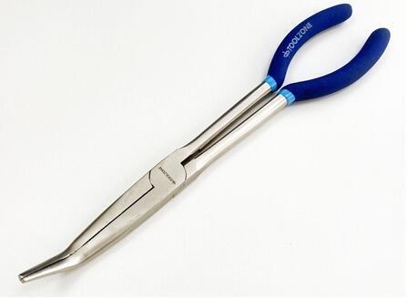 11" 280mm 45 Degrees Bent Nose Pliers