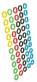 Silverline 431620 Coloured Plastic Key Covers 50 pack