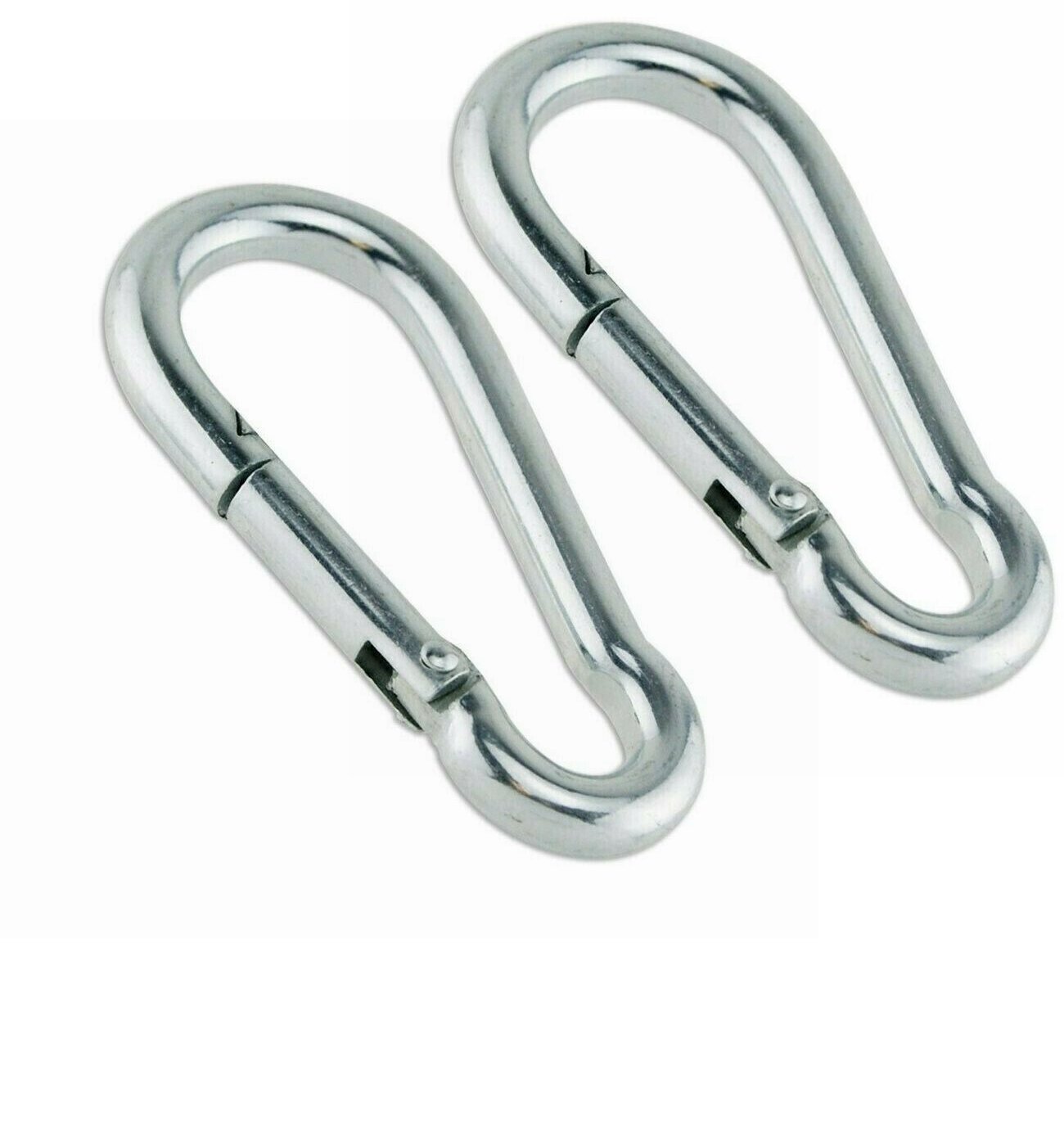 2 Large 138mm Snap Hook Spring Carabinas  AUTOBAR 584 storage box