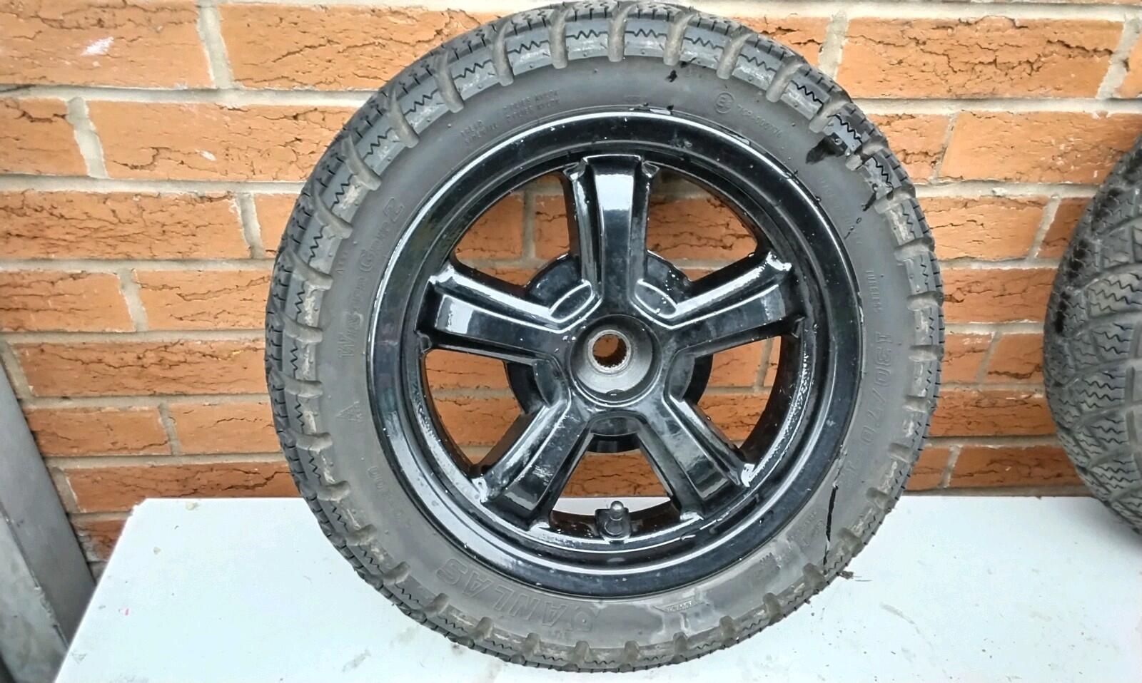 Sym Jet 4 Rear Wheel Tyre 130 70 12  Excellent Tread 2020