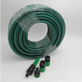 30M x 1/2'' 3 PLY GARDEN REINFORCED HOSE PIPE OUTDOOR HOSEPIPE WITH FITTINGS SET