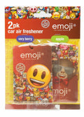 2 pack emoji car air freshner very berry / apple EM1001