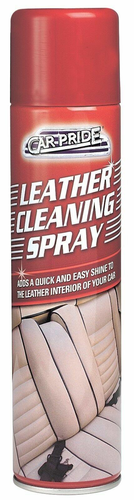 Car Pride Leather Cleaning Spray Protects Restores & Easy Shine to Car Interior