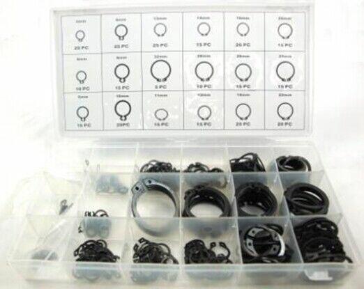 300 piece Circlip Set external Circlips snap Ring assortment set retaining clip