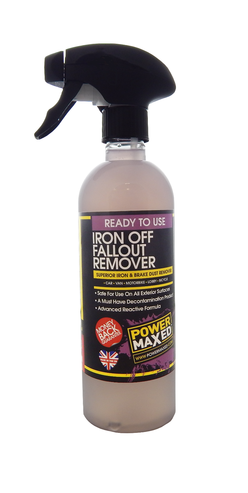 Power Maxed Iron Off Fallout Remover 500ml brake dust cleaner