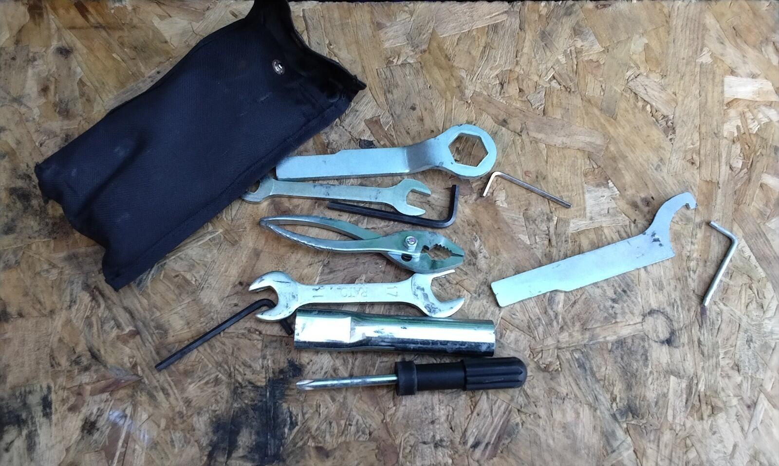 Motorbike Tool Kit Removed From Kawasaki EX300 Ninja 2013