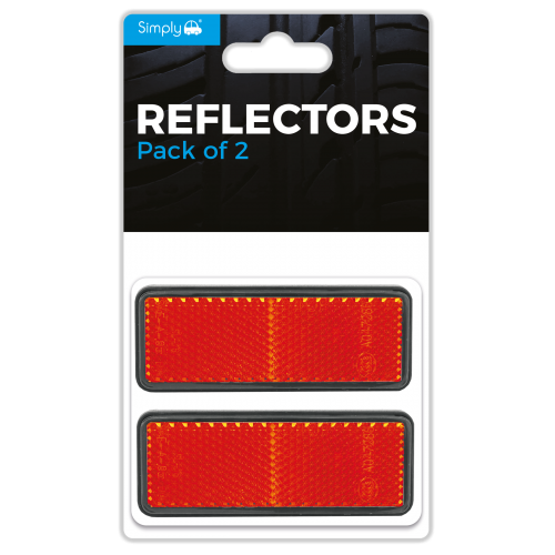 SIMPLY AUTO 2 X Reflector Red Rear REF01