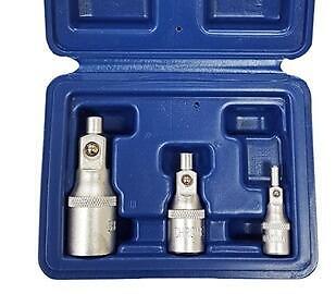 3Pc Magnetic Bit Socket Driver in a CASE