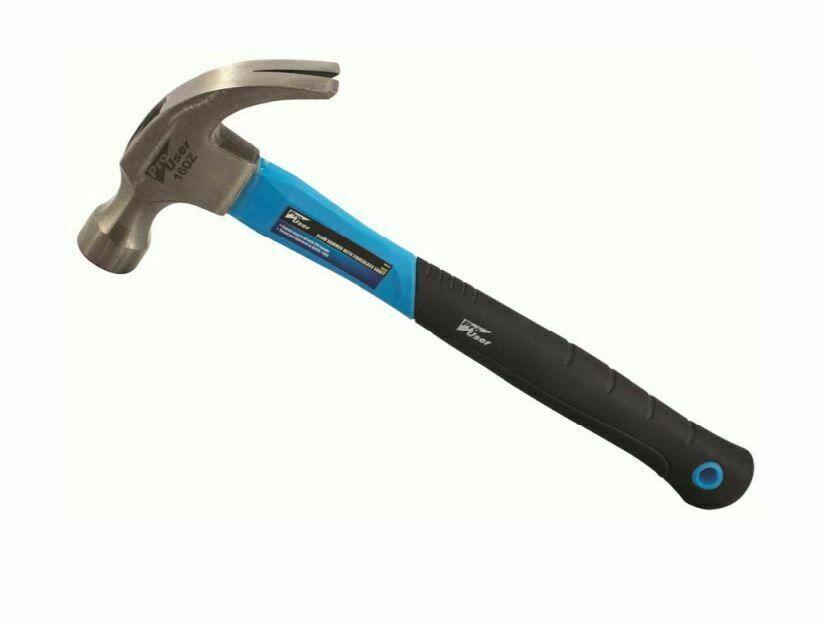 16oz Claw Steel Hammer With Handle Grip Home DIY