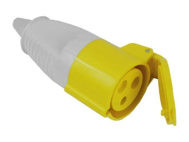 Yellow Socket 32A 110V IP44