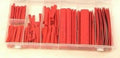 127 Piece Heat Shrink Tubing Assortment Sleeving RED TZ EL119 5055143920550