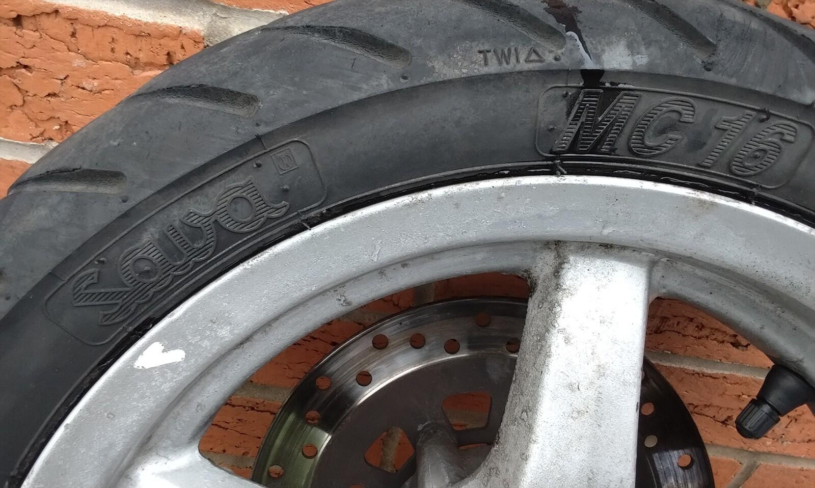 Yamaha NXC 125 2009 Cygnus Front Wheel And Tyre 110 70 12