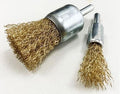 2Pc 12mm & 25mm Decarb Wire Brushes POWER OR AIR DRILL
