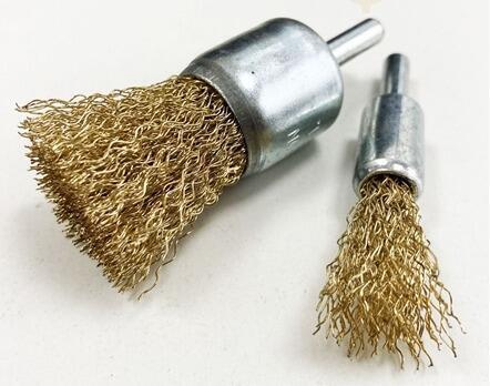 2Pc 12mm & 25mm Decarb Wire Brushes POWER OR AIR DRILL
