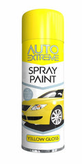 Auto Extreme YELLOW GLOSS Spray Paint Metal Alloy 250ml