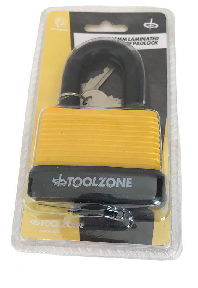 65mm Laminated Waterproof Padlock 3 Keys