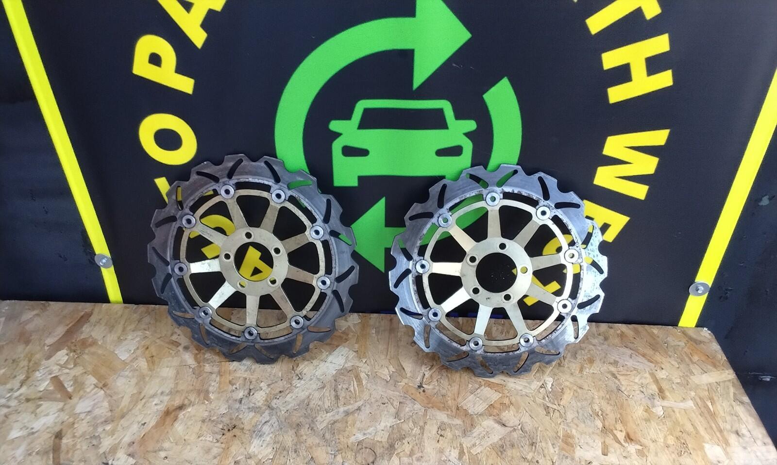 Kawasaki ZZR1100 1996 Pair Front Discs Good Condition