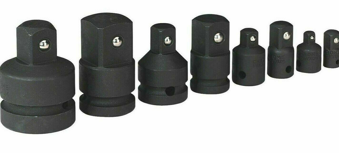 Toolzone Impact Socket Adaptor & Reducer Set 8 Piece SS198