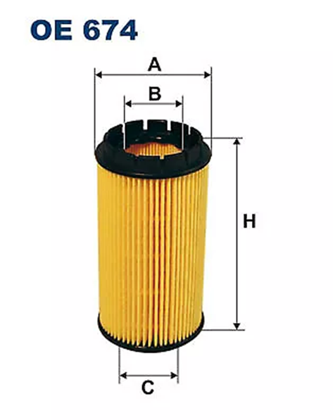 FILTRON OP 674 Oil filter ORIGINAL NEW OE REPLACEMENT OP674 KIA HYUNDAI