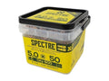 Spectre Wood Screws 5.0 x 50mm (Tub 600)  CSK ZYP  Pozi Compatible FORSP550YT