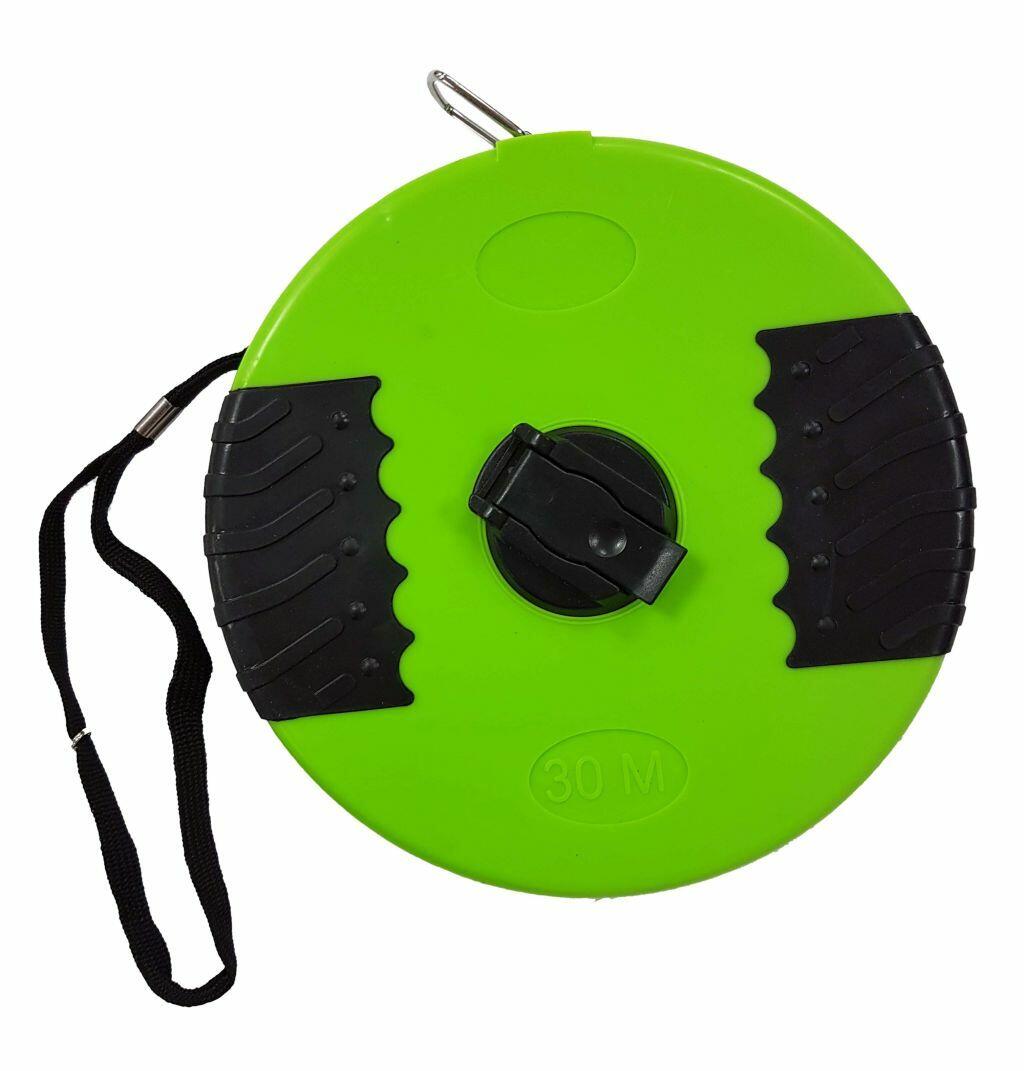 Tape Measure Measuring Rule Surveyors Builders Fibreglass Reel 30m 100ft MS166