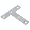 3" TEE PLATE Pack of 4, fixer mender joiner BZP
